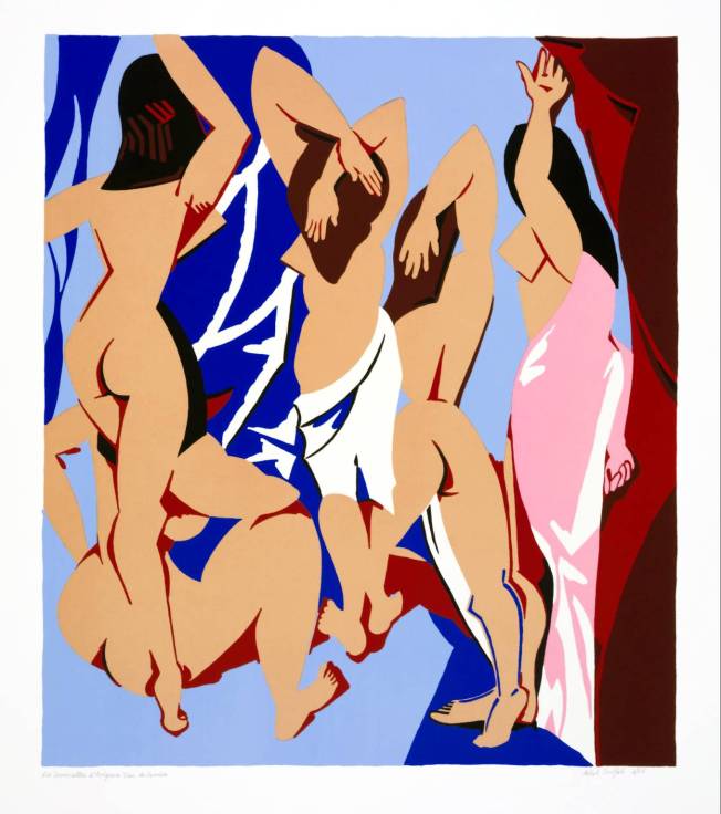 Les Demoiselles d'Avignon vues de derrière 1999 by Patrick Caulfield 1936-2005